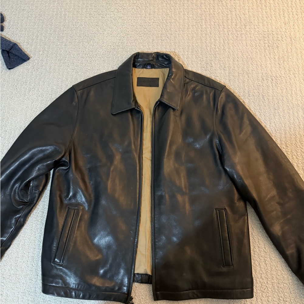 Black Lightweight Shirt Jacket with Classic Collar